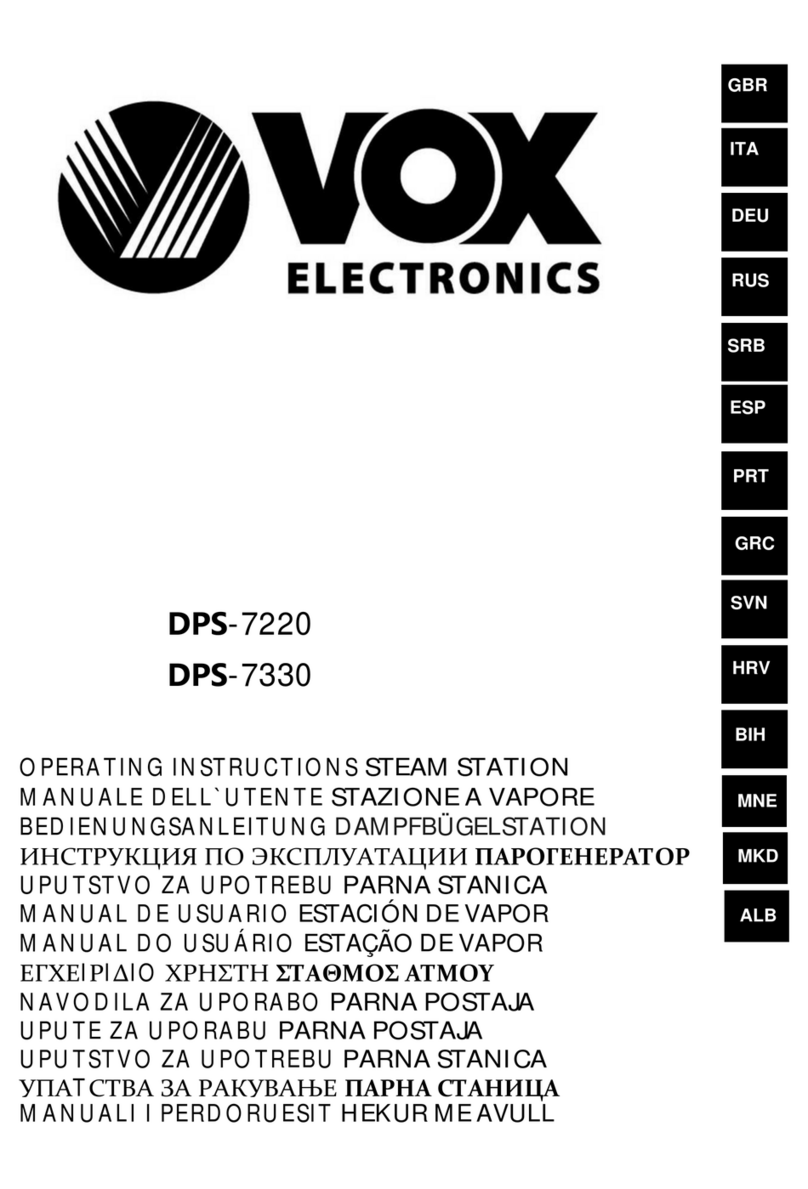 VOX electronics DPS-7220 operating instructions