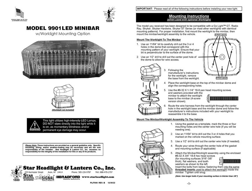 Star Headlight & Lantern 9900LED User manual