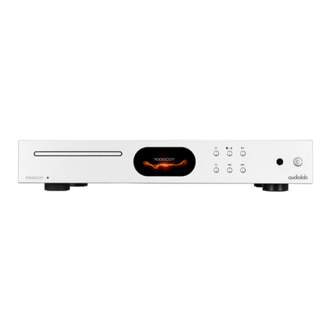 Audiolab 7000CDT user manual