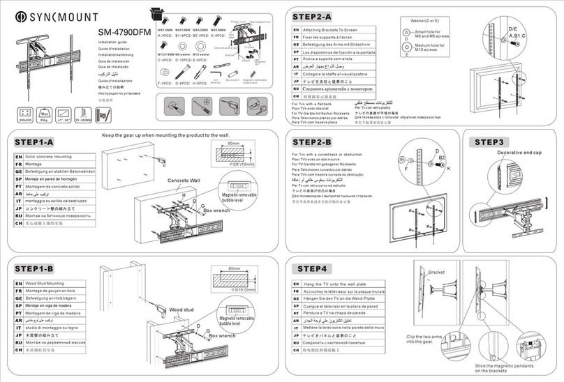 SYNCMOUNT SM-4790DFM installation guide