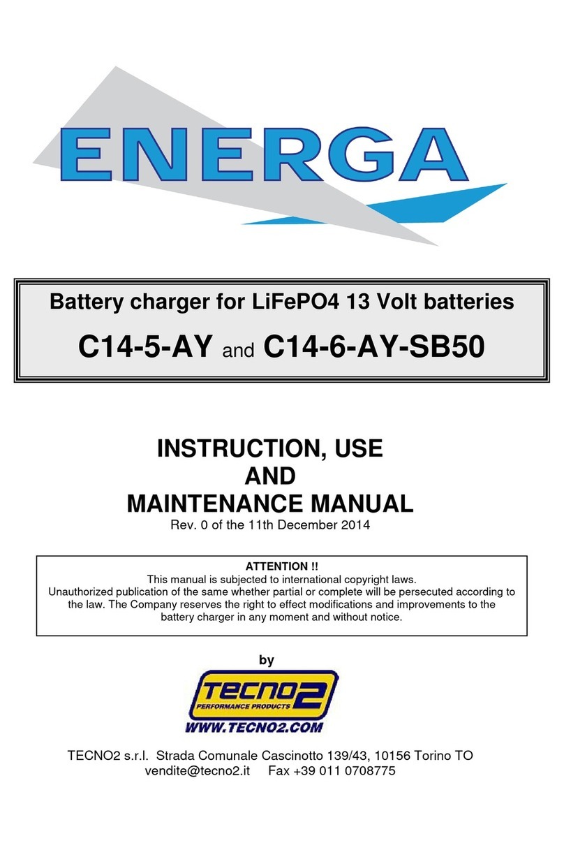 TECNO2 Energa C14-5-AY Instruction, use and maintenance manual