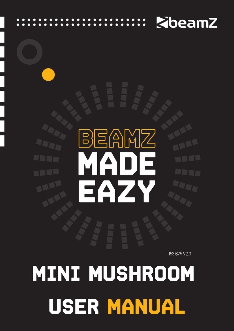 Beamz MINI MUSHROOM user manual