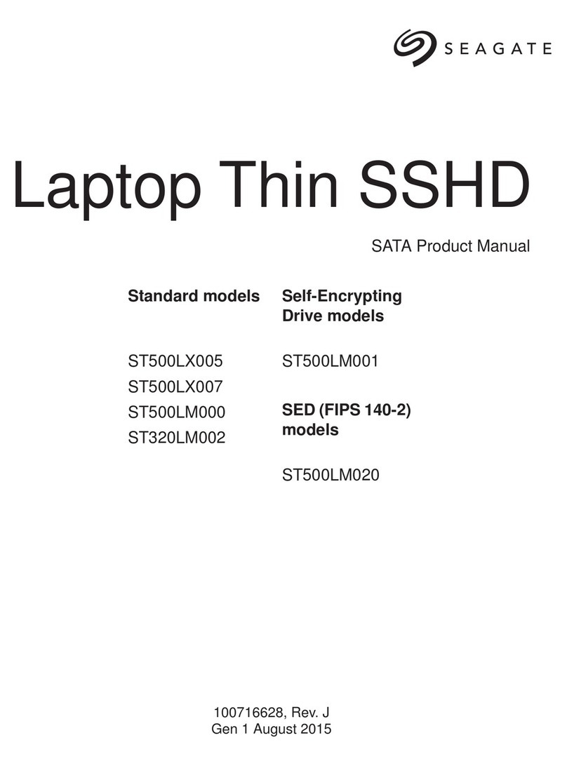 Seagate ST500LX005 product manual