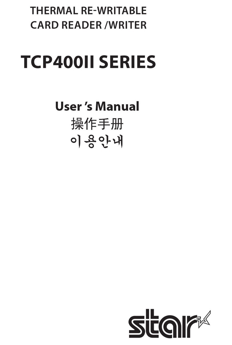 Star Micronics TCP400II Series User manual