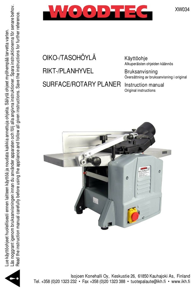 Woodtec XW034 instruction manual