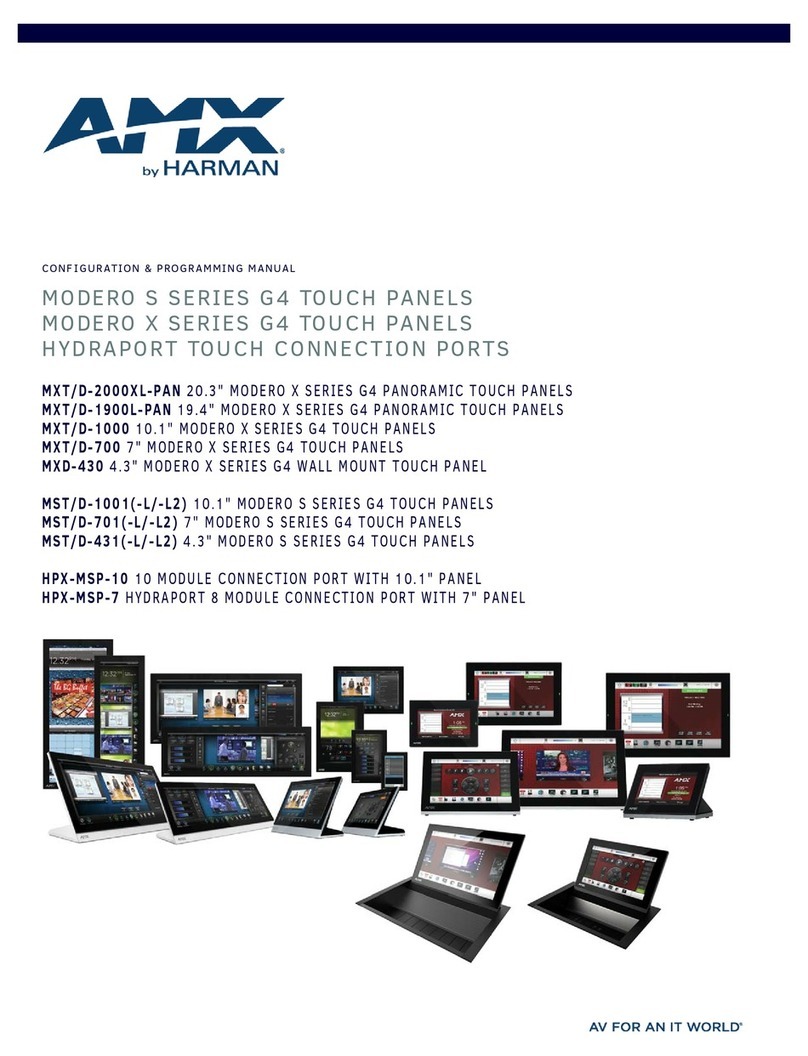 Harman AMX MXT/D-2000XL-PAN Owner's manual