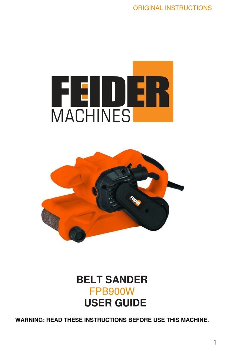 Feider Machines FPB900W User manual