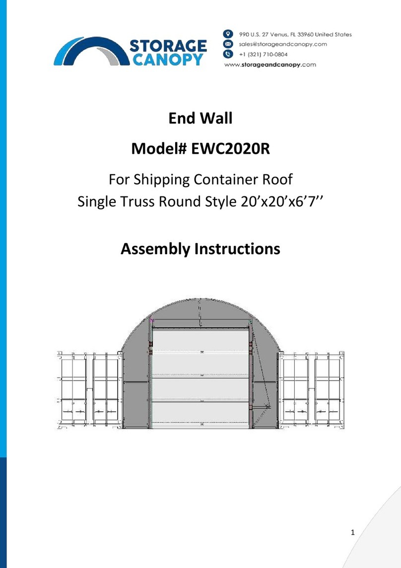 Storage Canopy EWC2020R User manual Storage Canopy EWC2020R User manual
