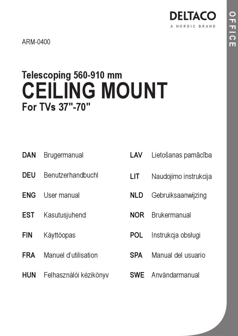 Nordic DELTACO ARM-0400 User manual