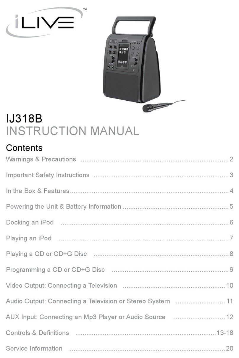 iLive IJ318B instruction manual