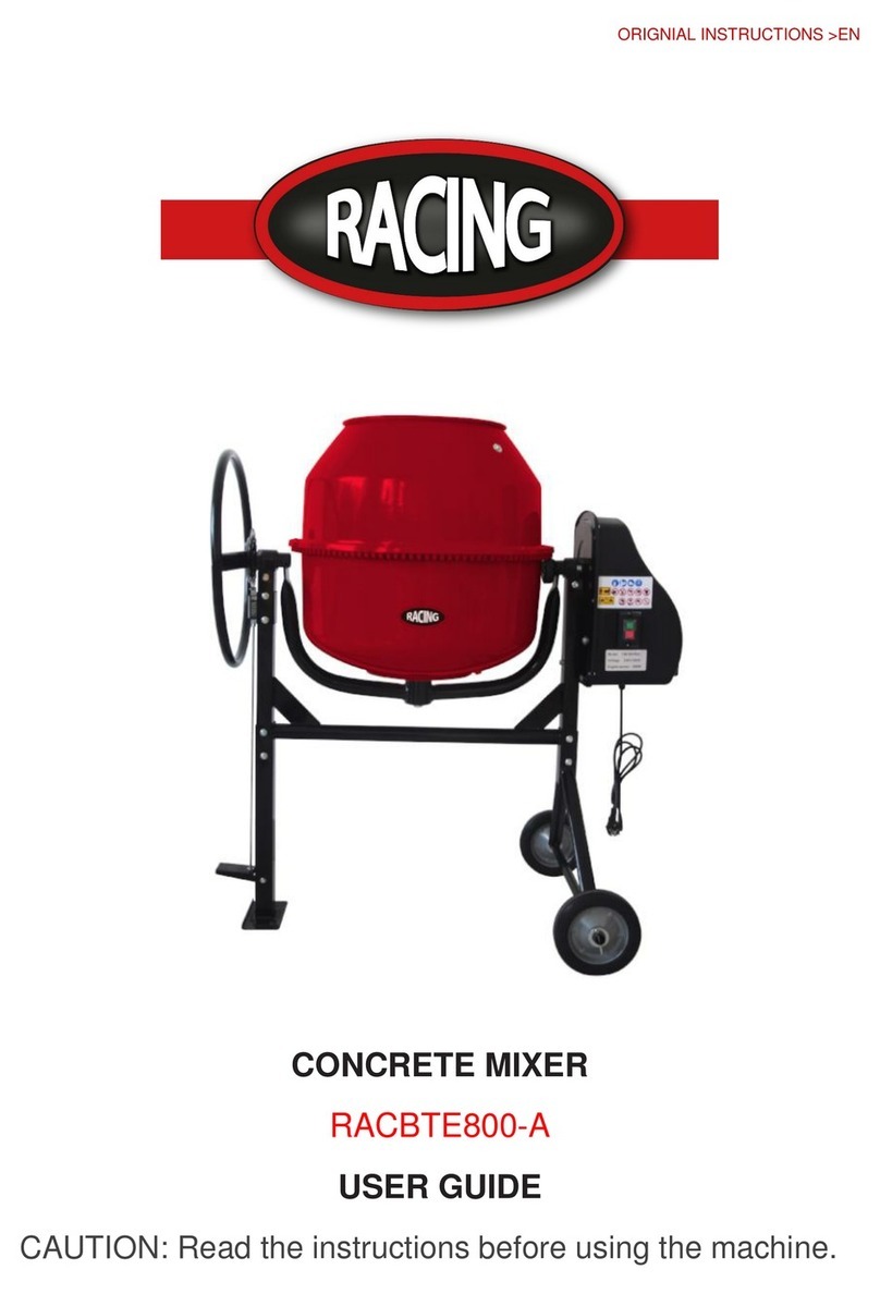 Racing RACBTE800-A User manual