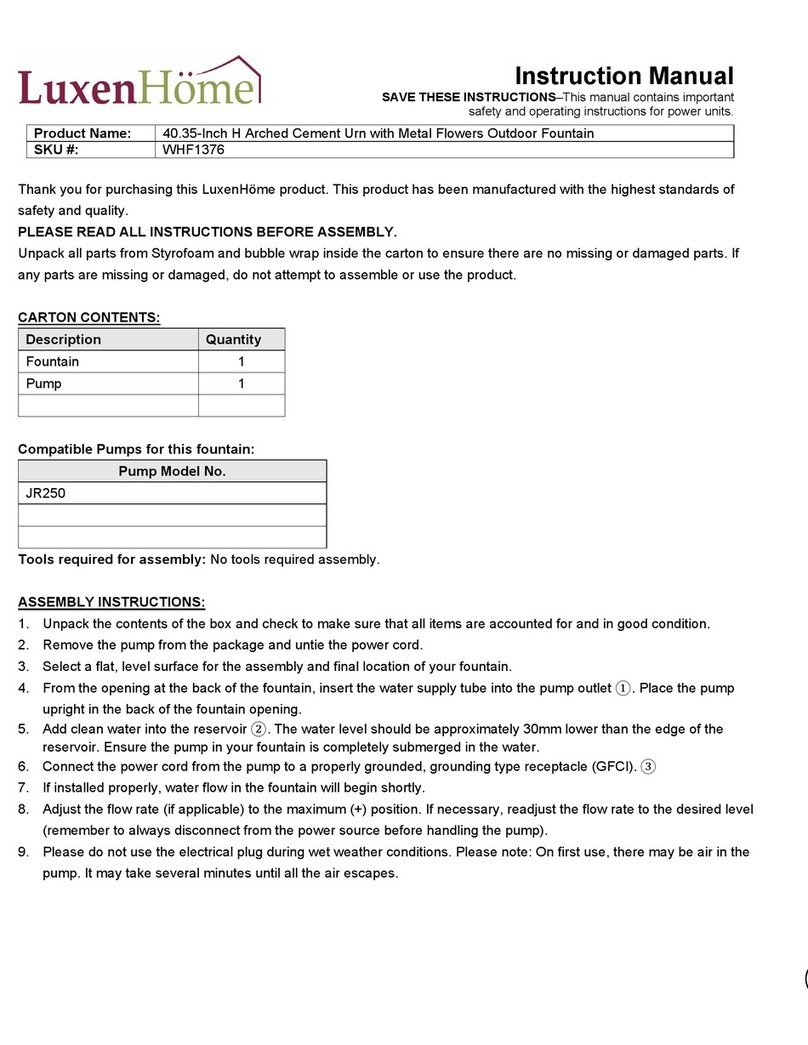 LuxenHome WHF1376 User manual LuxenHome WHF1376 User manual