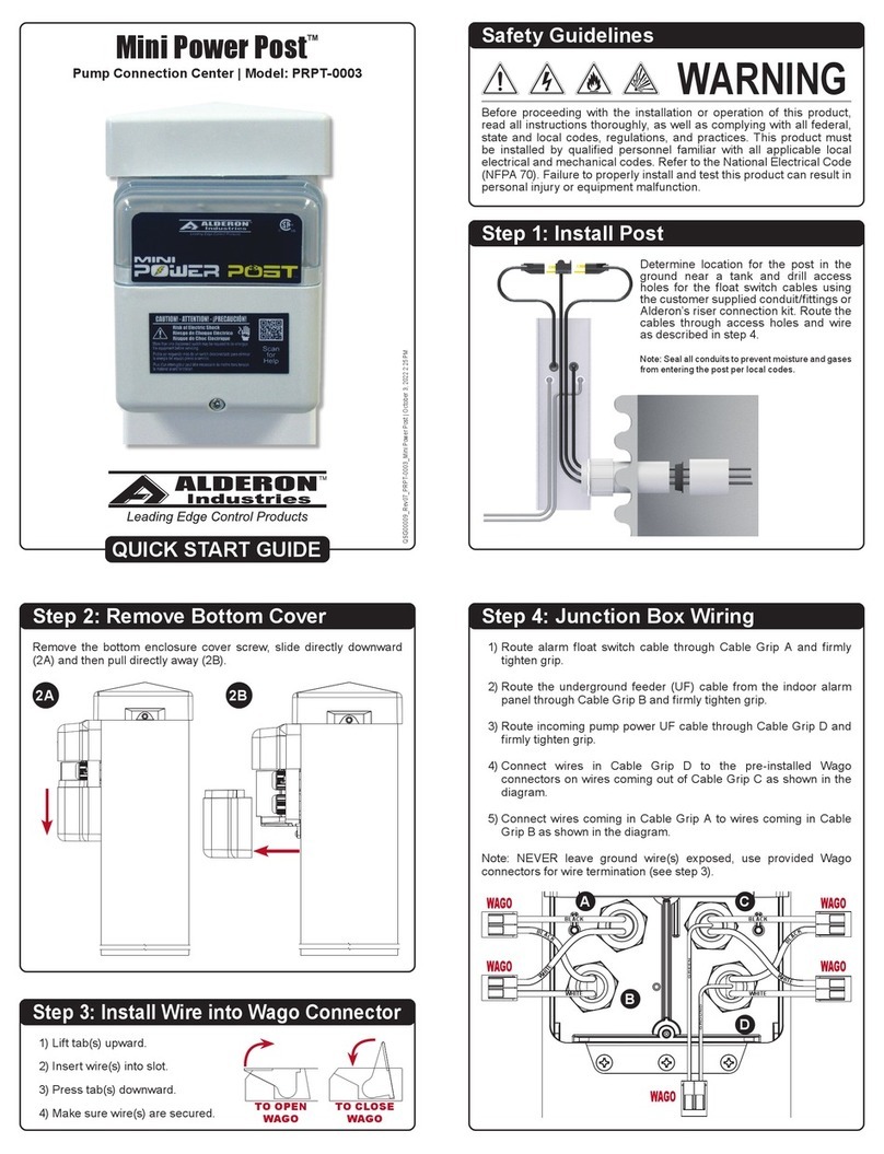 Alderon Industries Mini Power Post PRPT-0003 quick start guide