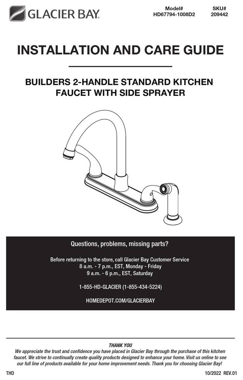 Glacier bay BUILDERS HD67794-1008D2 Assembly instructions Glacier bay BUILDERS HD67794-1008D2 Assembly instructions