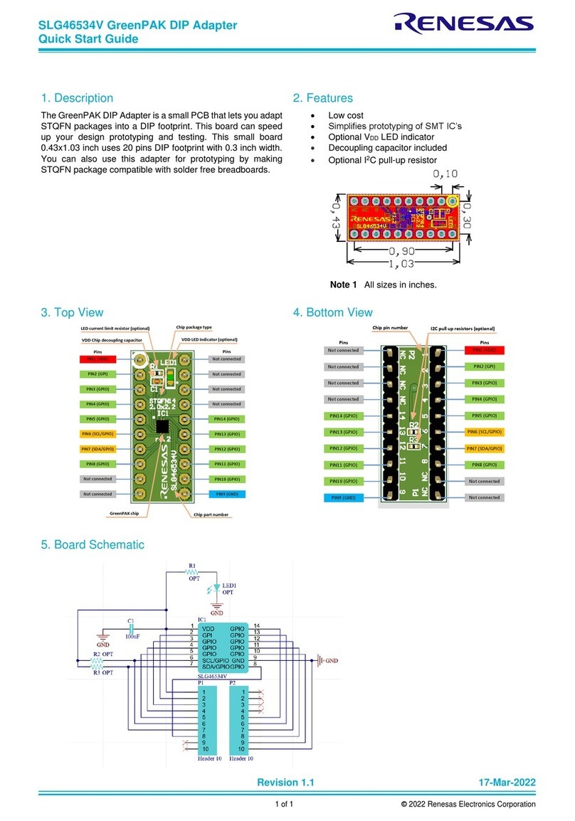 Renesas SLG46534V User manual