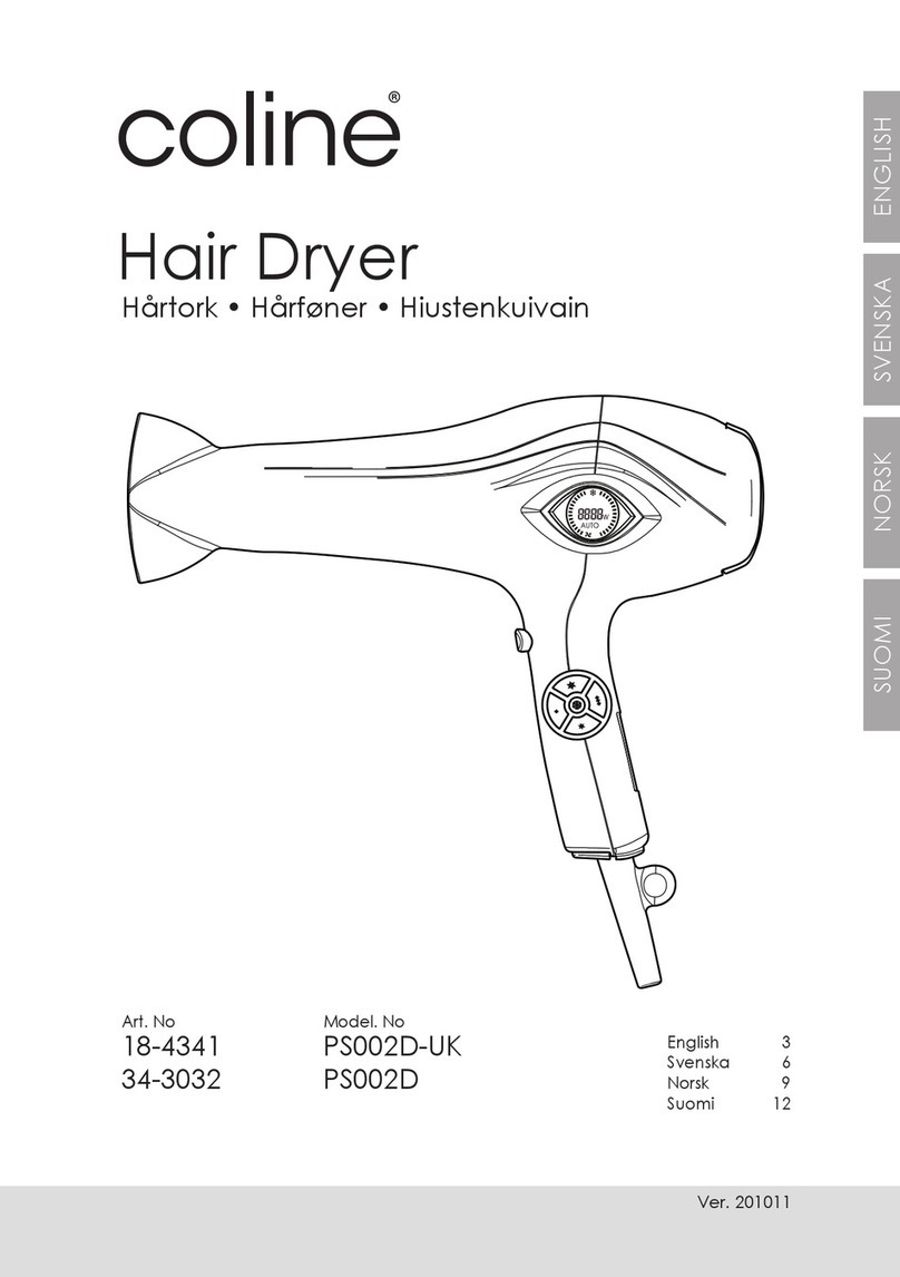 Coline PS002D-UK manual