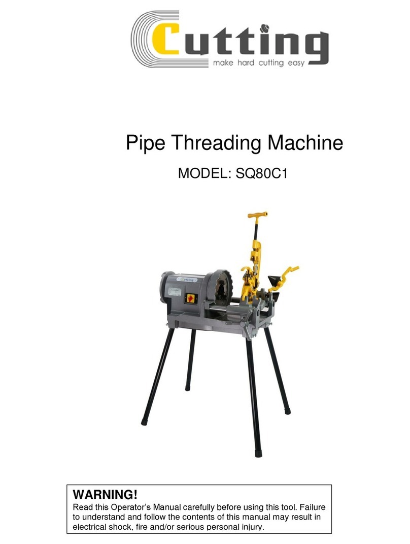 Cutting SQ80C1 Operator's manual