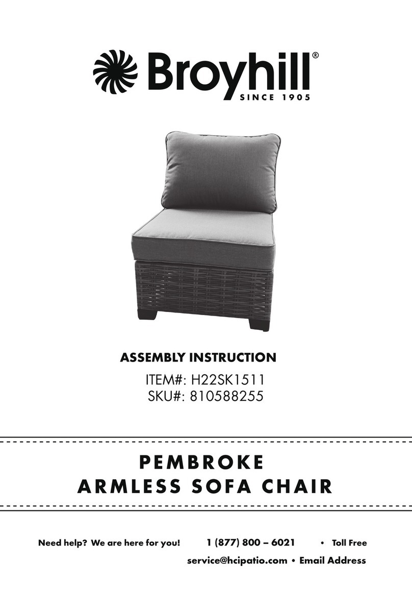 Broyhill PEMBROKE H22SK1511 User manual