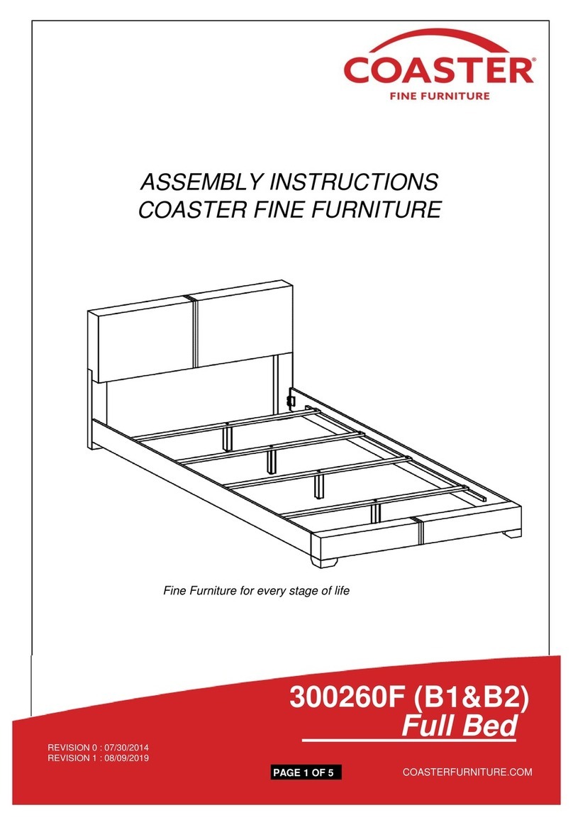 Coaster 300260F B1 Assembly instructions Coaster 300260F B1 Assembly instructions