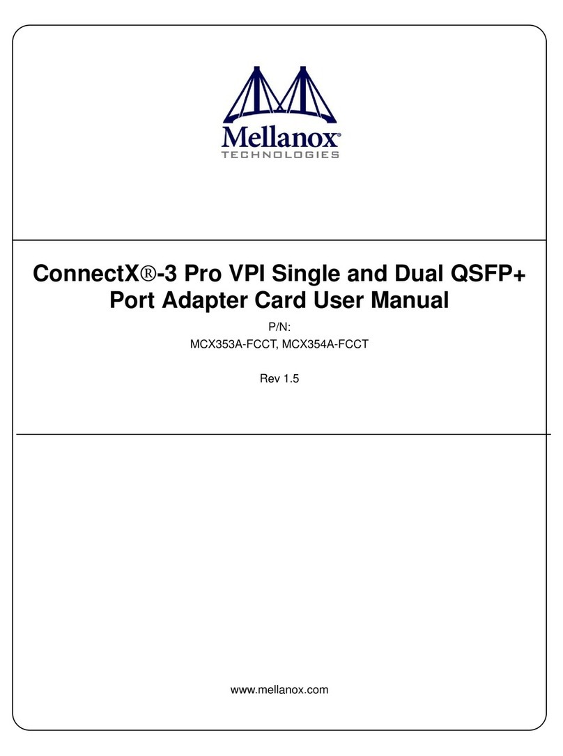 Mellanox Technologies MCX353A-FCCT User manual