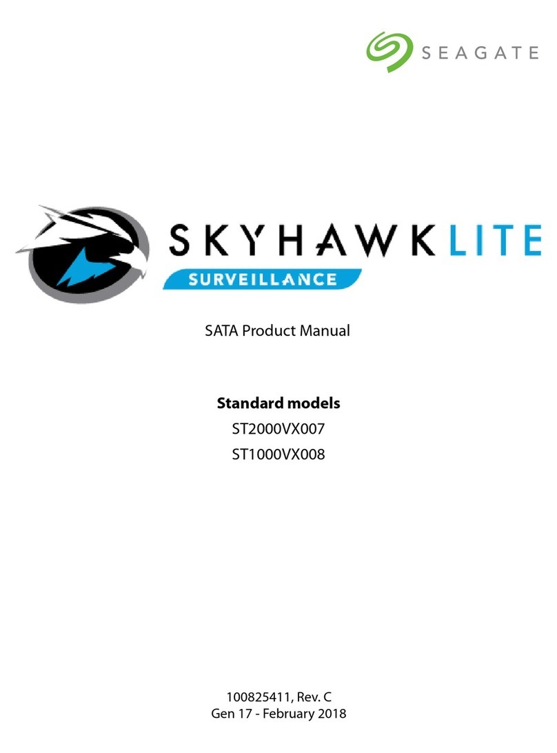 Seagate SKYHAWKLITE SURVEILLANCE ST2000VX007 User manual