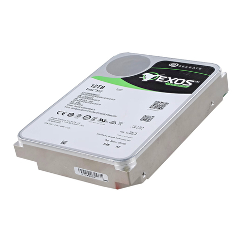 Seagate EXOS ENTERPRISE X12 SAS User manual