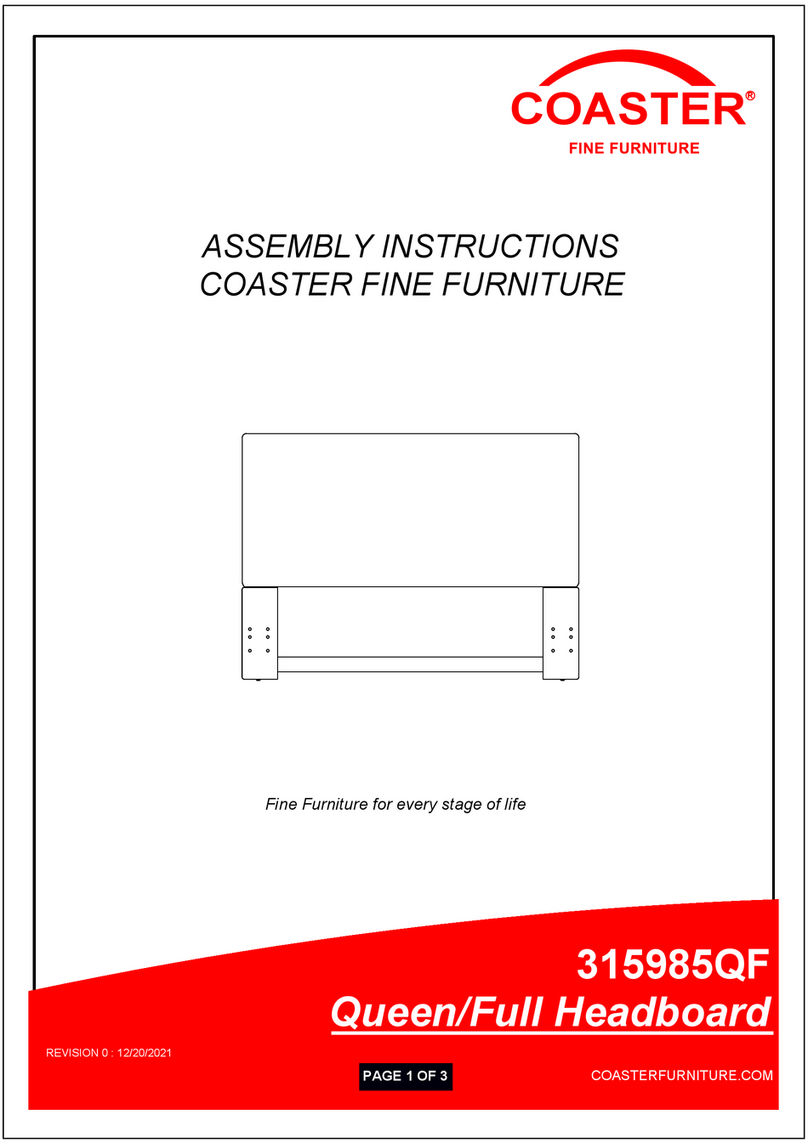 Coaster 315985QF Assembly instructions