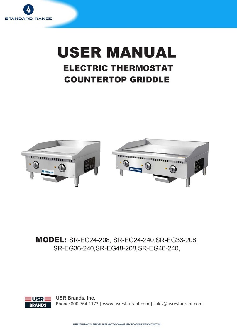 Usr STANDARD RANGE SR-EG24-208 user manual