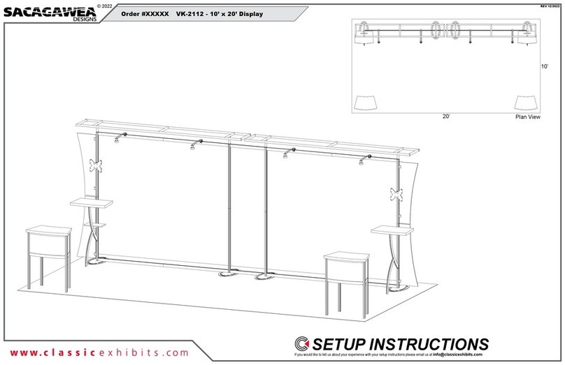SACAGAWEA DESIGNS VK-2112 Setup instructions