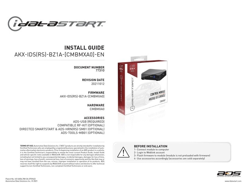 idatastart CMBMXA0 installation guide