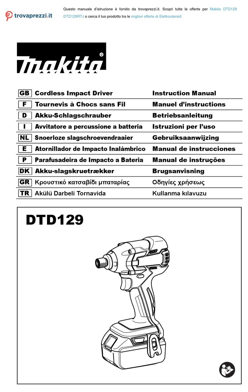 Makita DTD129RTJ User manual