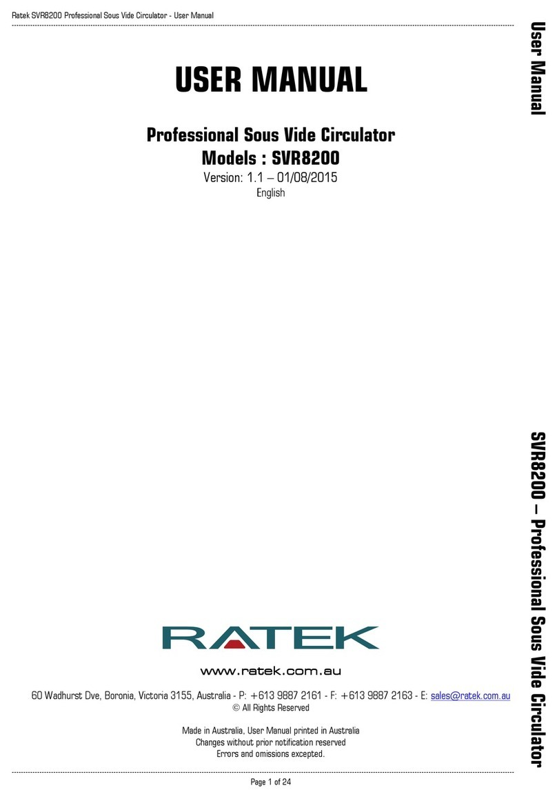 Ratek SVR8200 user manual
