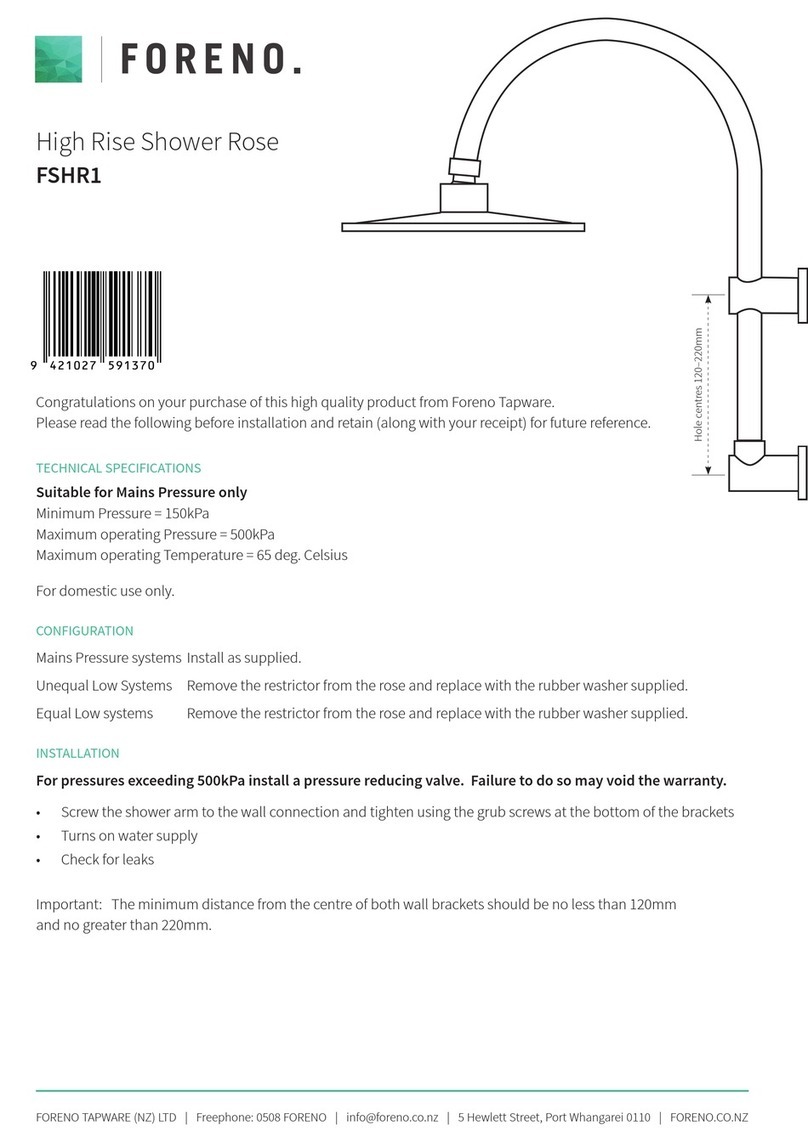 FORENO FSHR1 quick start guide