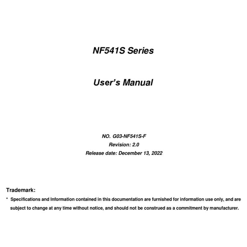 Nematron NF541S Series user manual