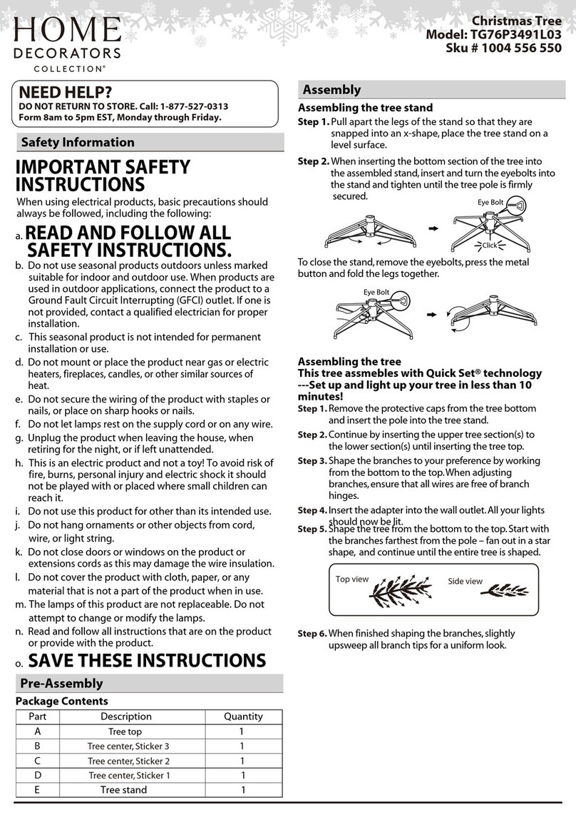 Home Decorators Collection TG76P3491L03 instructions