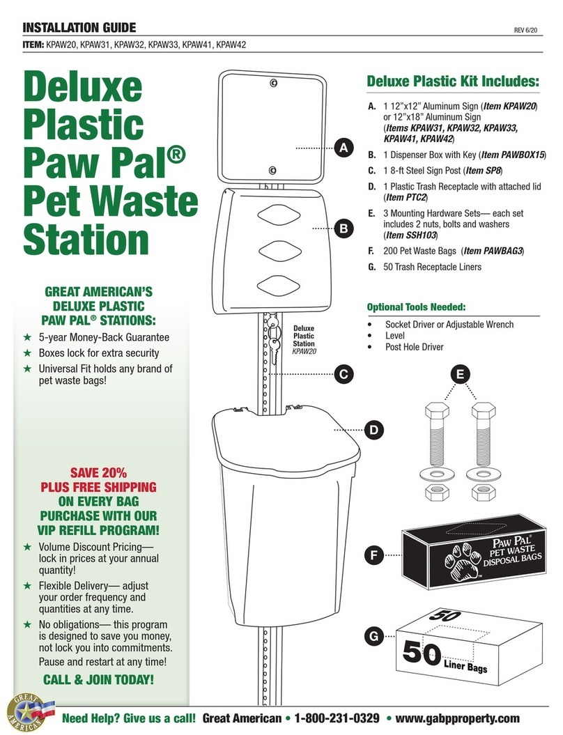 Paw Pal KPAW20 installation guide