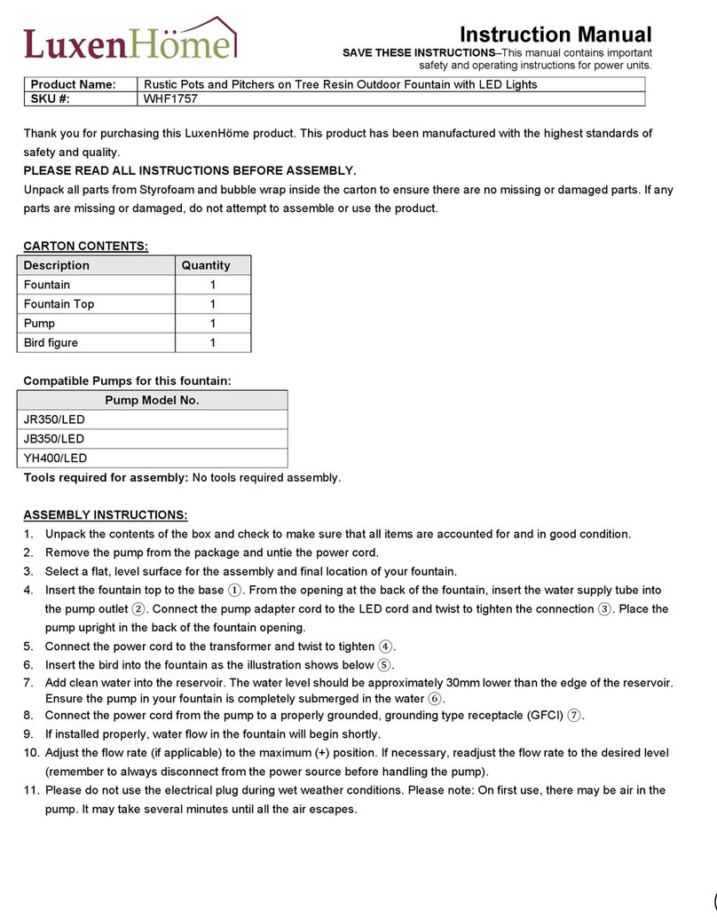 LuxenHome WHF1757 instruction manual
