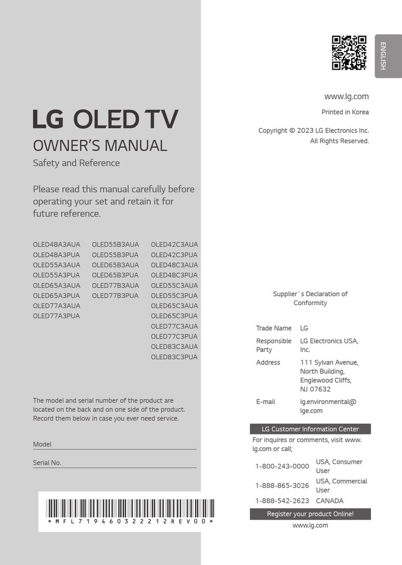 LG OLED48A3AUA owner's manual