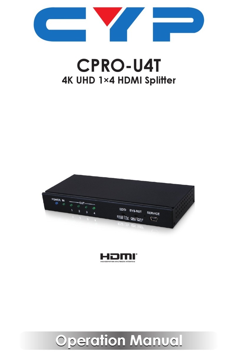 CYP CPRO-U4T User manual