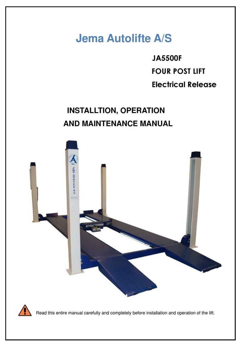 Jema Autolifte JA5500F Manual
