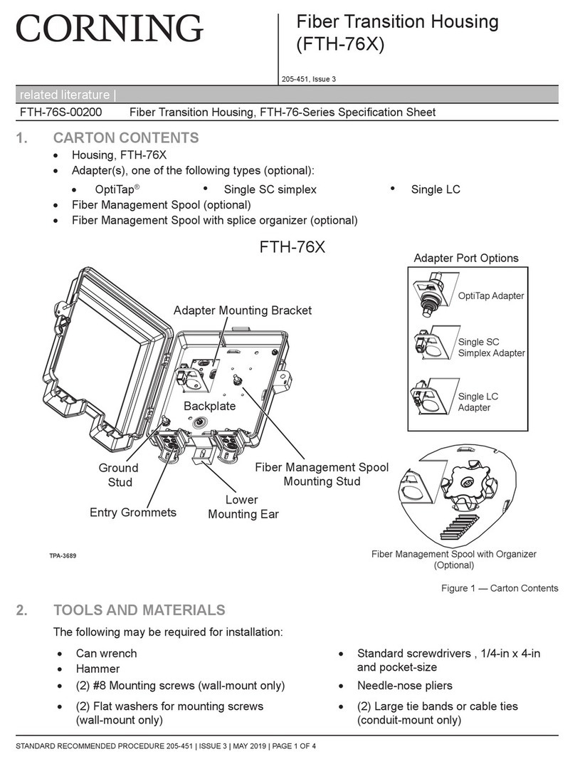 CORNING FTH-76 Series quick start guide