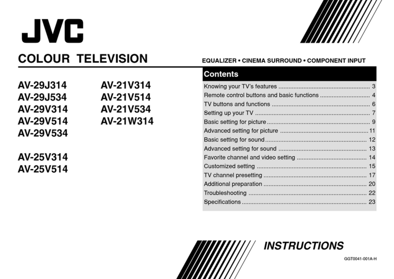 JVC AV-29J314 User manual JVC AV-29J314 User manual