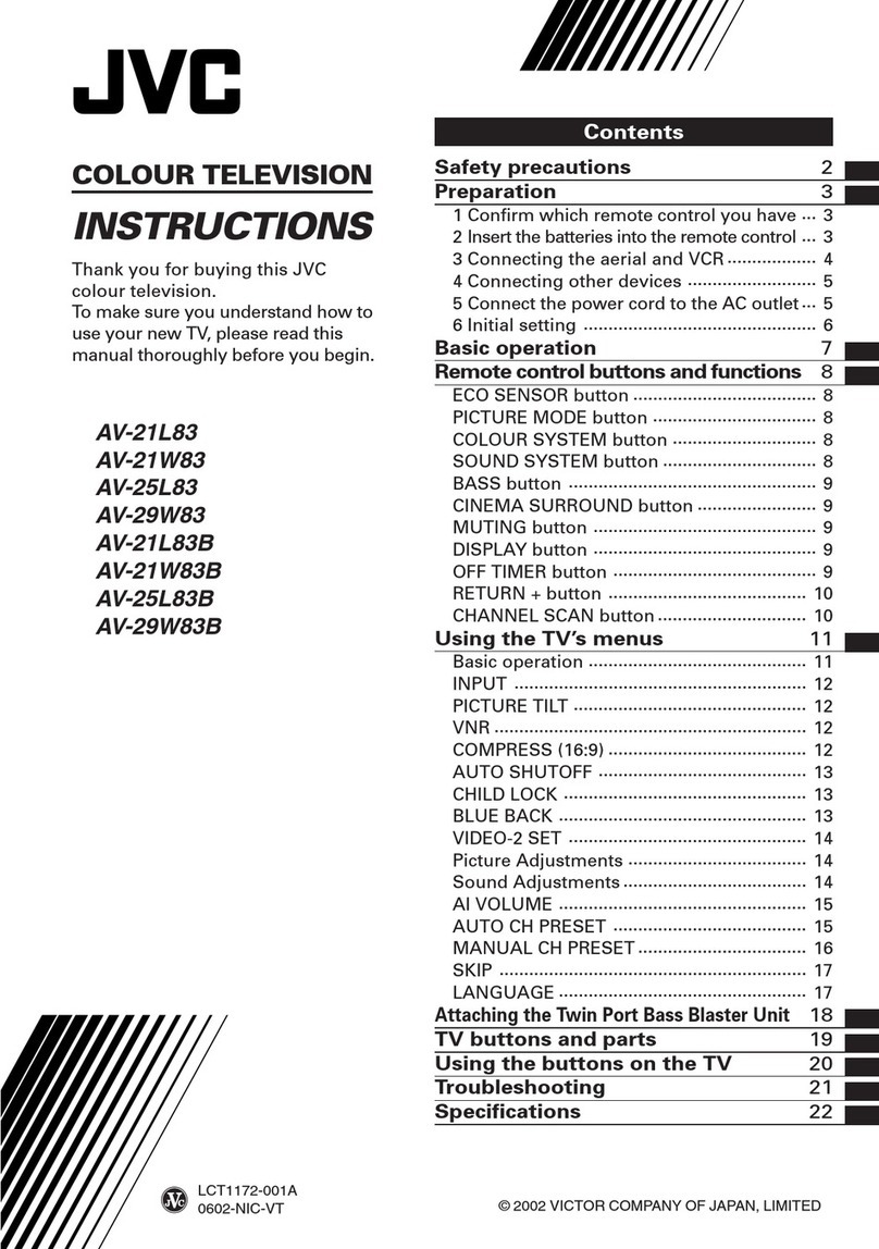 JVC AV-25L83 User manual