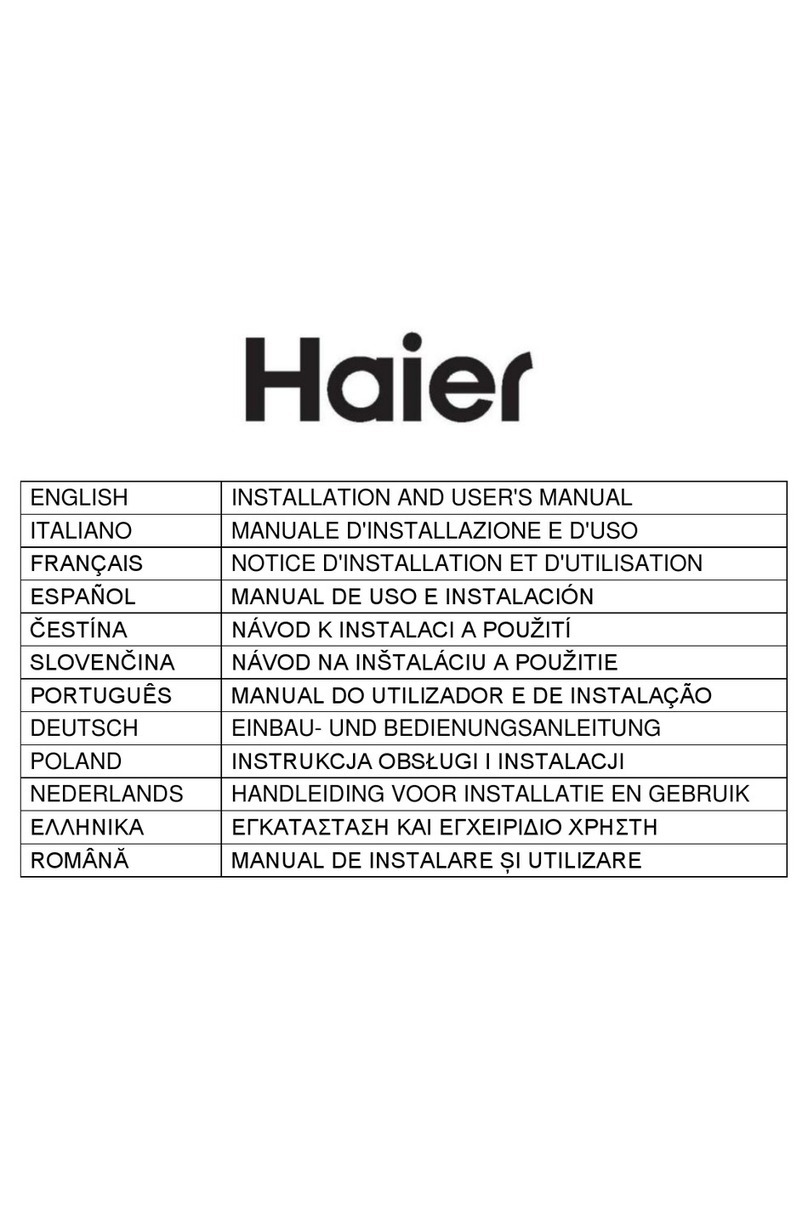 Haier HATS6DCS56B User manual Haier HATS6DCS56B User manual