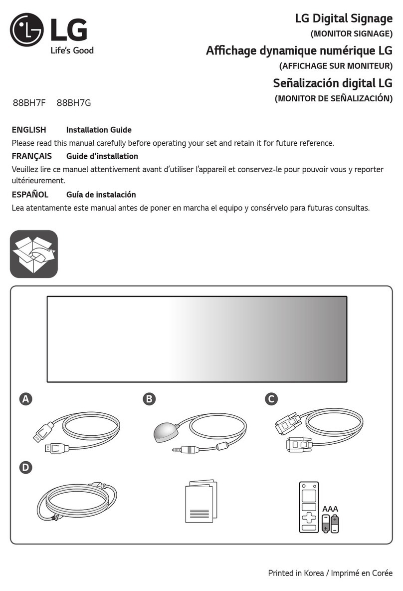 LG 88BH7F installation guide