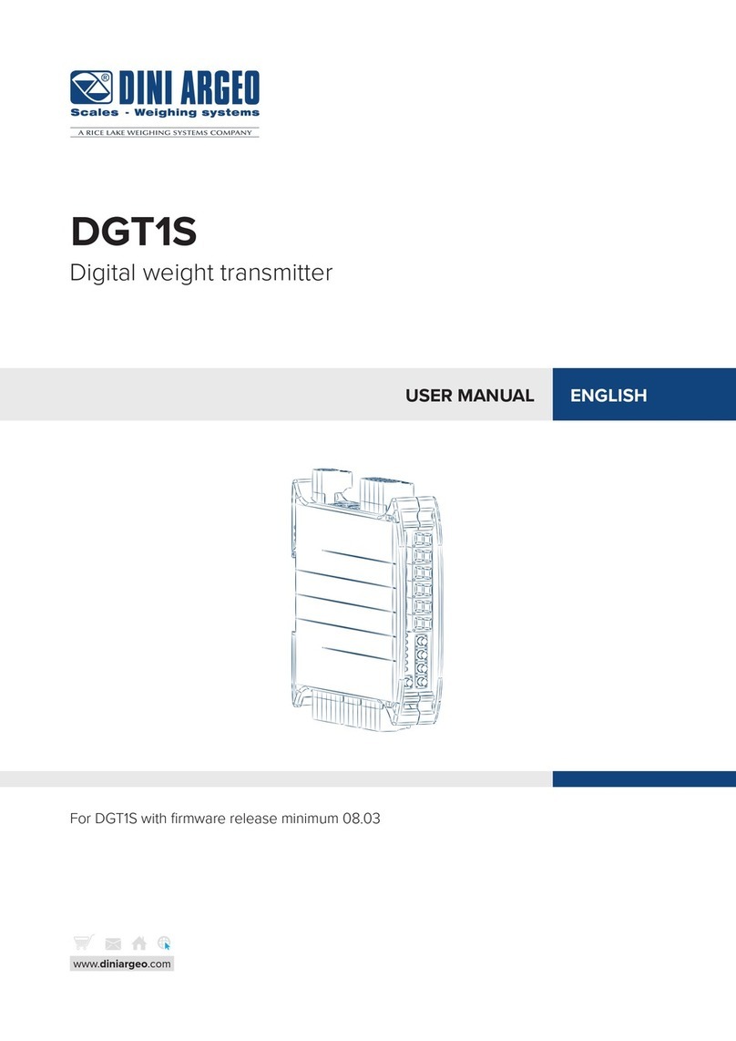 Dini Argeo DGT1S User manual