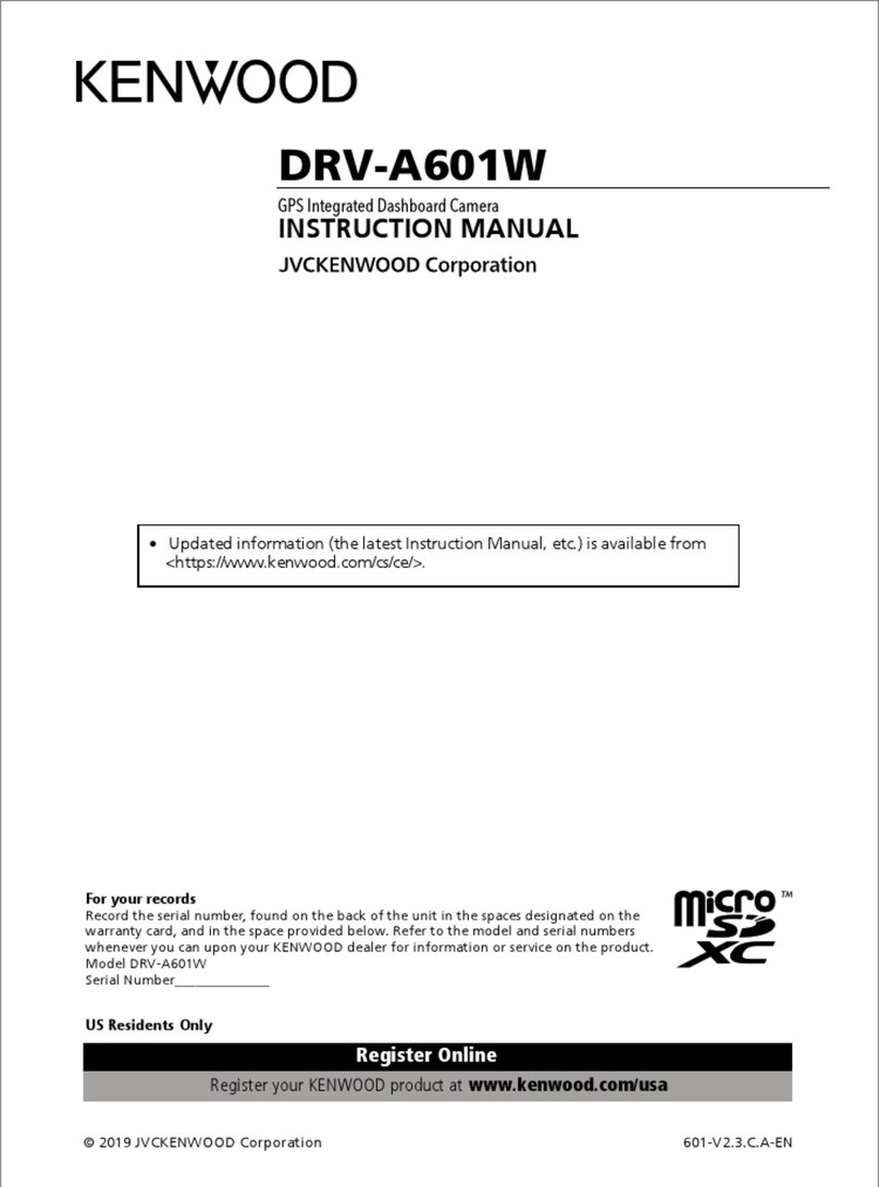 Kenwood DRV-A601WDP User manual
