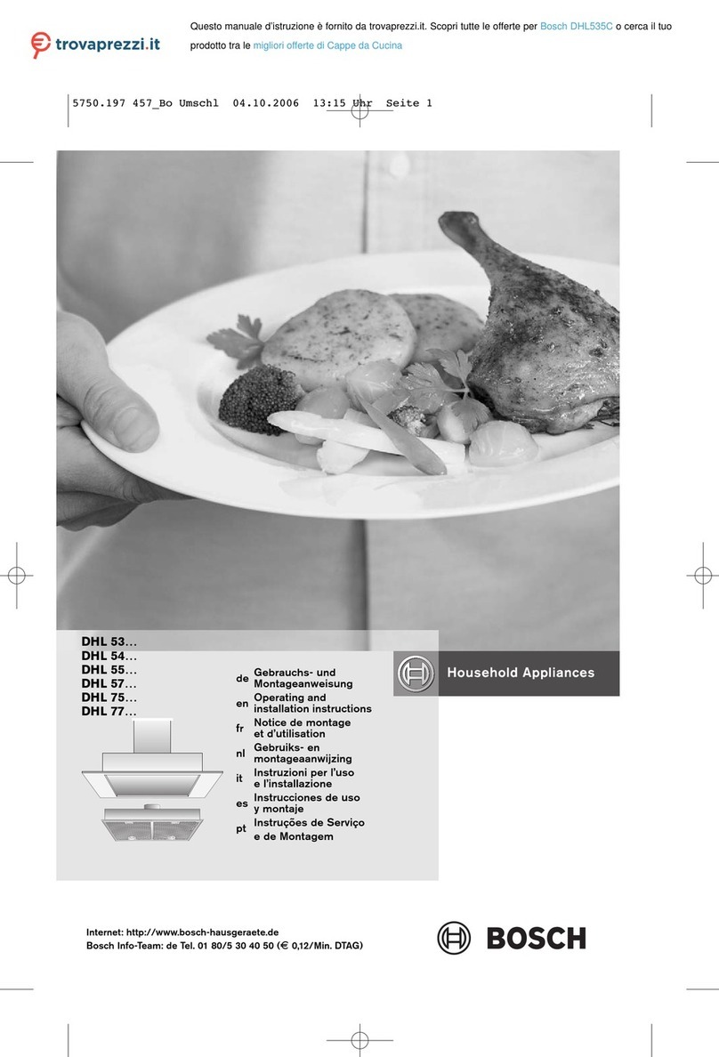 Bosch DHL535C User manual