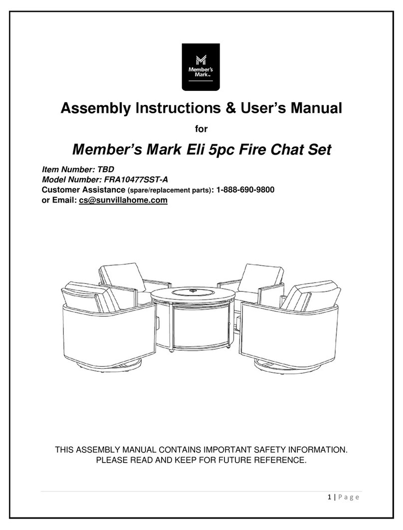 Members Mark TBD FRA10477SST-A User manual