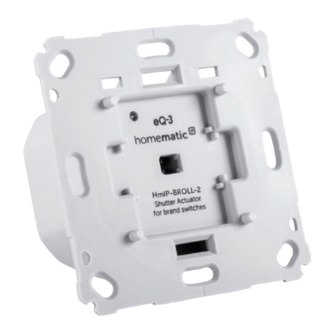 Homematic IP HmIP-BROLL-2 Parts list manual